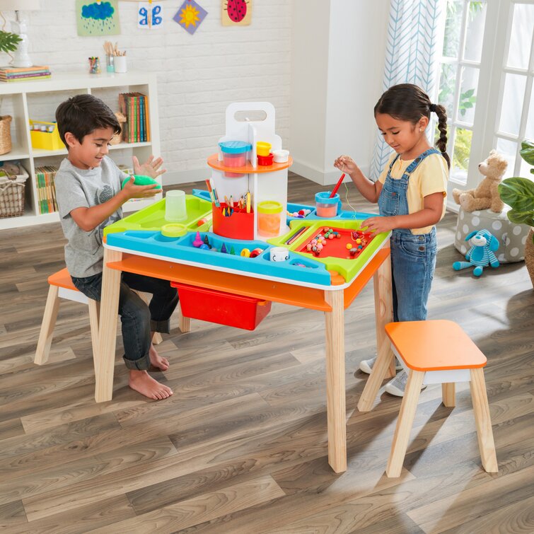 Kids art hotsell table and chairs